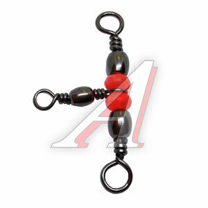 Вертлюги трехстор.с бусин. LJ Pro Series 014 10шт. LJP5109-014