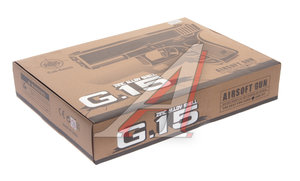 Пистолет пневматический AIR SOFT G.15 GALAXY Glock17, 432003