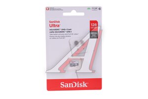 Карта памяти 128GB MicroSD class 10 SANDISK SDSQUNR-128G-GN6MN