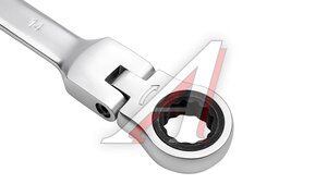 Ключ накидной 14х14мм трещоточный шарнирный AV STEEL AV-315214