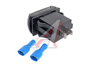 Вольтметр автомобильный врезной 2USB RV-037