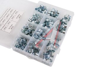 Набор хомутов силовых одноболтовых 7-18мм 84 пр AR-NHSL84P