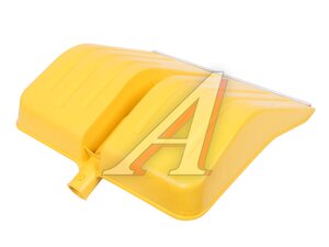 Лопата снеговая пластик желтая 420х425мм б/черен СИБРТЕХ 61616