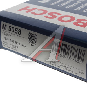 Фильтр воздушный салона MERCEDES GL (X166),ML (W166) BOSCH 1987435058, A1668300218