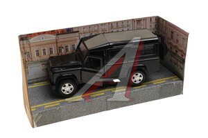 Модель автомобиля LAND ROVER Defender металлическая 12см черная ТЕХНОПАРК DEFENDER-BK, 271521