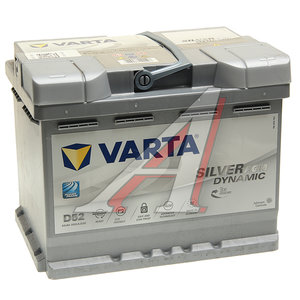 Аккумулятор VARTA Silver Dynamic AGM 60А/ч обратная полярность 560 901 068 D85 2, 6СТ60(0) D52 (A8)