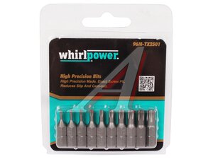 Набор бит TORX 25мм 10 предметов WHIRLPOWER 272050006