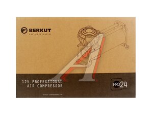 Компрессор автомобильный 47л/мин. 10.5атм. 21А 12V (стационарный) BERKUT PRO-24