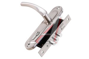 Замок врезной с ручкой KIT CRONA SN(мат.никель) 5к P15 4061/3