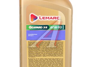Масло трансмиссионное LEMARC для МКПП GEAPARD X4 80W90 1л 11960301, LEMARC 80W90