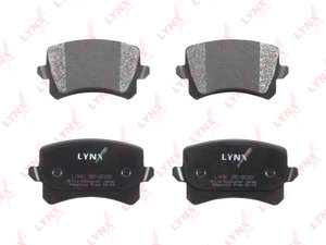 Колодки тормозные VW Tiguan,Passat B6,B7 AUDI A6 задние (4шт.) LYNX BD8030, BD-8030, 5N0698451/3C0698451F
