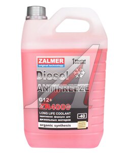 Антифриз красный ZALMER ZR4000 G12+ DIESEL 5кг ZR40RD005, ZALMER