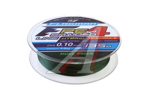 Шнур PE Hybrid F4 135м MossGreen 0.10мм 4.6кг 10lb 26135-010