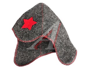 Колпак для бани "Буденовка" серая Б413