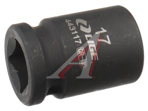 Головка торцевая 1/2" 17мм ударная L=38мм LIGE LG-443117