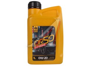 Масло моторное ORSO SUPREME 0W20 1л 020ORSU, ORSO 0W20