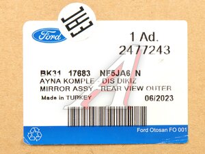 Зеркало боковое FORD Transit (14-) левое OE 2477243
