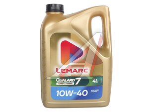 Масло моторное LEMARC QUALARD 7 TURBO DIESEL 10W40 4л 12410501, LEMARC 10W40