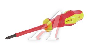 Отвертка крестовая PH 1.0х80мм диэлектрическая (сталь CrV) THORVIK SDPI180