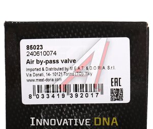 Регулятор холостого хода FORD Focus MEAT&DORIA 85023, 26249, 1086369