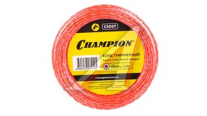 Леска для тримера CHAMPION Square Twist DUO 2.4мм *12м витой C5057