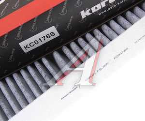 Фильтр воздушный салона MERCEDES C (W205) (13-) E (W213) угольный KORTEX KC0176S, LAK1161, A2058350147