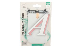 Ароматизатор подвесной пластик (citrus dream) Fragrant card AEP A6301