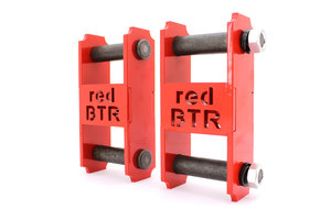 Щека УАЗ-3163 Патриот рессоры серьга в сборе лифт +20мм (2шт.) REDBTR 631040, 3163-2912458-60-20
