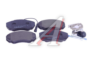 Колодки тормозные PEUGEOT Boxer CITROEN Jumper FIAT Ducato (02-) передние (4шт.) BREMBO P23091, GDB1517, 425243/425242/9949516/9949482/9949409/425243