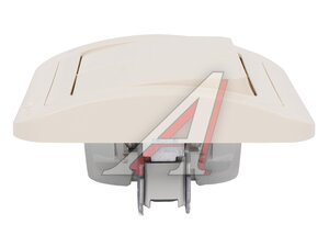 Выключатель 2 сп крем. MAKEL 25003