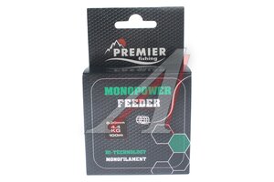 Леска MONOPOWER FEEDER 0,20mm/100m Green Nylon 902209, PR-MF-G-020-100