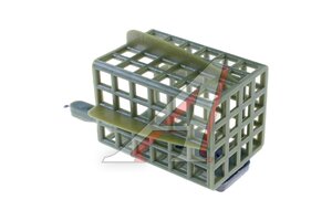 Кормушка Vegas CUBE сетка с дном пластик 70г LZW224