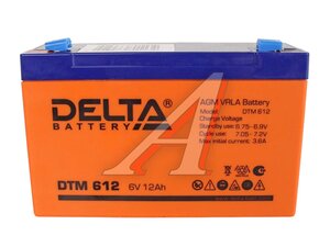 Аккумулятор DELTA 12А/ч 3СТ12 DTM612
