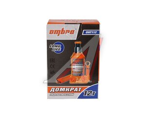 Домкрат бутылочный 12т 205-390мм OMBRA OHT112, 77508