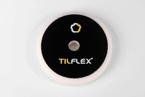 Круг полировальный на липучке с отверстием рефленый 150х25мм белый TILFLEX TL74
