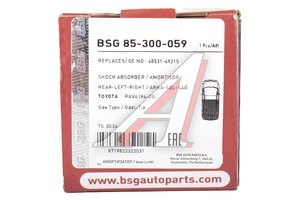 Амортизатор TOYOTA Rav 4 задний левый/правый газовый BSG BSG85300059, 48531-49215