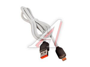Кабель iPhone (5-) 1м белый IPhone/бел.1м