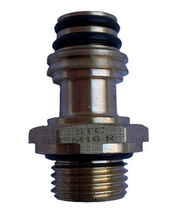 Фитинг прямой переходник M10x1.0/38мм ABC-Regular быстросъемный металл STARTEC INF.41.M10R