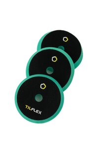 Круг полировальный на липучке с отверстием 150х25мм зеленый TILFLEX TL56