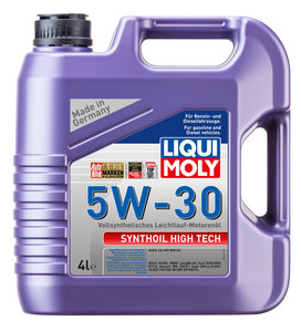 Масло моторное LIQUI MOLY SYNTHOIL HIGH TECH 5W30 синт.4л 9076, LM 5W30 9076