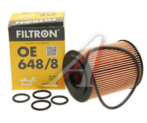 Фильтр масляный OPEL Astra H,J (09-) FILTRON OE648/8, OX437D, 5650375
