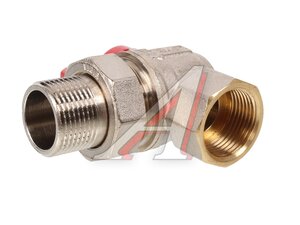 Кран угловой с американкой 3/4" (баб. крас.) ViEiR VER48