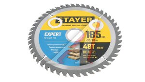 Диск пильный по дереву 185х30мм 24 зуба STAYER 3682-185-30-48_z01
