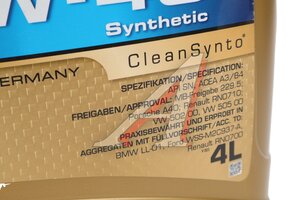 Масло моторное RAVENOL SHL 0W40 синт. ACEA A3/B4 4л 1111127-004-01-999, RAVENOL 0W40