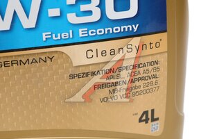Масло моторное RAVENOL SSV 0W30 синт. ACEA A5/B5 4л 1111145-004-01-999, RAVENOL 0W30