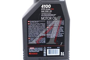 Масло моторное MOTUL 4100 SYN-NERGY SPEC 10W40 п/синт.1л 113909, MOTUL 10W40/108644/111693/109462/112933/108645/113214/113909/113911