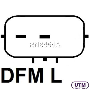 Регулятор HYUNDAI Sonata NF (04-) напряжения генератора UTM RN6454A, 37370-25110