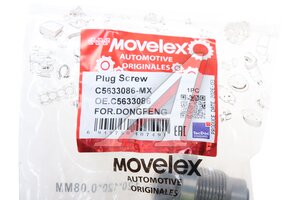 Пробка сливная DONGFENG GX поддона картера MOVELEX C5633086-MX, C5633086