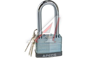 Замок навесной 50мм удлиненная дужка APECS PDS-65-50-L