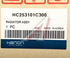 Радиатор HYUNDAI Getz (03-) (1.5) HCC (HANON) 25310-1C300, HC253101C300